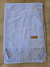 Original Cashmere Schal aus Pakistan Hellblau/Neu