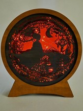 Japanische Holzlampe mit
