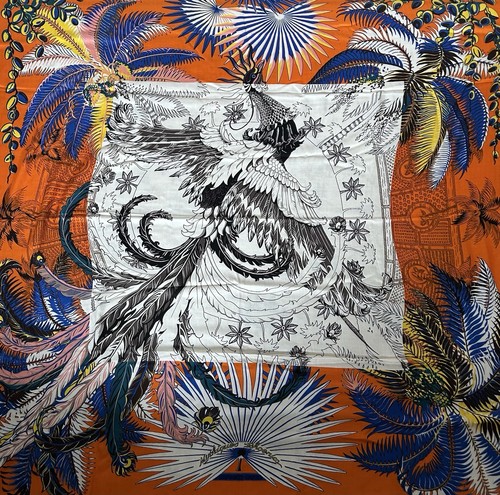 Hermès châle 140 mythiques - hermès, "mythiques