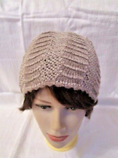 Mütze Baby Alpaka fein Strick Beige Modern 