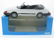 Stahlberg - SAAB 900 Turbo Cabrio - weiß in Box 1:20 Finland Plastik Convertible