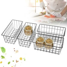 4x Metall Aufbewahrungskorb