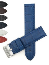 24mm Waterproof Leather Watch
