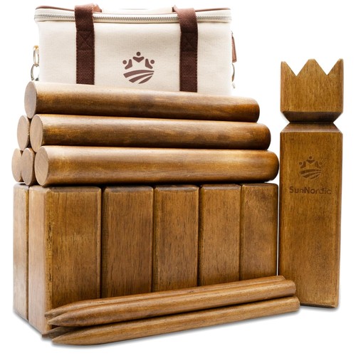 Kubb wikinger wurfspiel set - wikinger,
