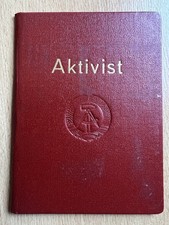 DDR - Ausweis - Urkunde -
