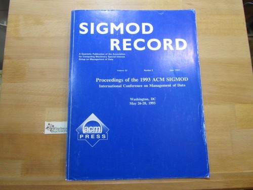 Proceedings the 1993 sigmod - proceedings, of