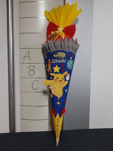 Schultüte zuckertüte pokemon - zuckertüte,