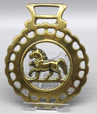 Zierteil Pfedegeschirr Messing