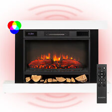 Elektrokamin und Surround 1900 W Elektrokamin Ofen LED Flammen Timer