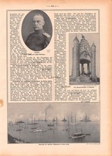 Bismarck Denkmal in Rathenow - 1914 - Historischer Bildbericht ~21x30cm