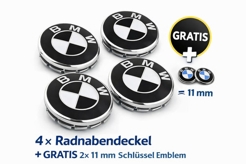 Bmw nabendeckel 68mm - 4x,