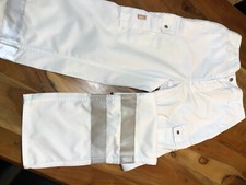 Einsatzhose weiß Rettungsdienst Notarzt ms Rescue Gr 102 scotchlite-Reflektoren