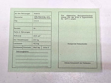 Simson Registrierschein