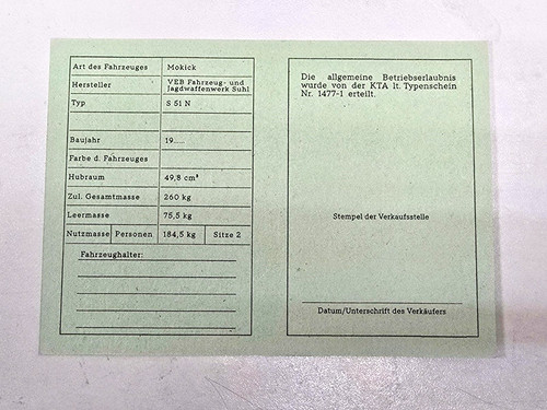 Simson registration note - simson,