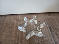 Teelichthalter Glas Stern