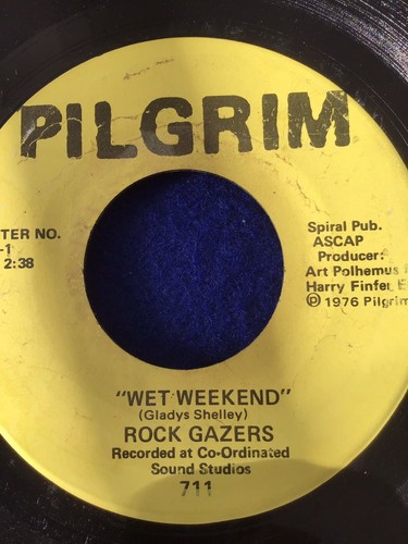 Rock gazers wet weekend - wet, /
