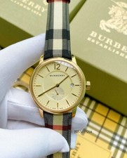 BURBERRY HERRENUHR LEDER