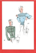 2 Mode-Zeichnungen „Wiener