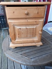 Nachtkästchen Kiefer Unbehandelt Vollholz