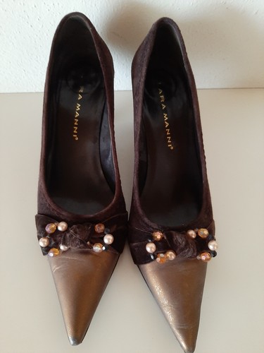 Lara manni pumps velourleder - lara,