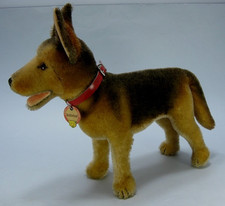 Steiff 1328,02 Schäferhund !! MUSTER !! Archiv !! 10. August 1936 !! Mohair TOPP