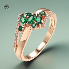 hochwertiger Damenring mit 10