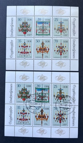 Ddr kleinbogen 3289 3294 1989 - kleinbogen,
