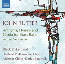 John Rutter Anthems Hymns and Gloria for Brass Band arr. Luc Vertommen CD - New