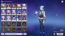 US/ America Server Genshin Impact Ar 35  5⭐ ( Eula,Qiqi,Mona,and Skyward Harp)