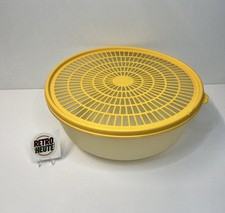 TUPPERWARE VINTAGE MULTI-SIEB 3,0 L GELB NUDELSIEB WASCH-SIEB Salatperle