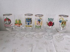 Konvolut 6x verschiedene alte Gläser  Biergläser  DDR  Tulpen 