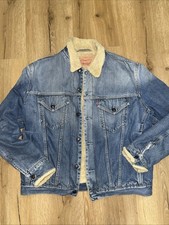 Levi's 71550 Sherpa Jacke Jeansjacke Gr. XL, Teddy Fell Gefüttert Herren Basic