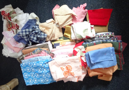 Stoffreste quilten bunt - ,