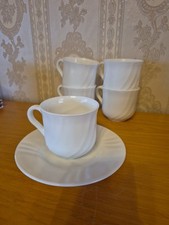 ARC / Arcopal France / Harmonia Made in Spain Geschirr im 5 Set weiß + 1 Teller