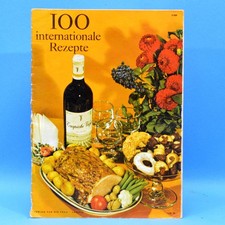 100 internationale Rezepte | Kochheft | Verlag für die Frau um 1970 DDR R