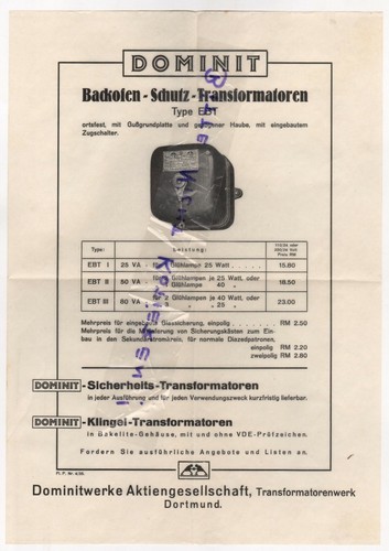 Dortmund prospekt 1934 35 - prospekt, 1934/35