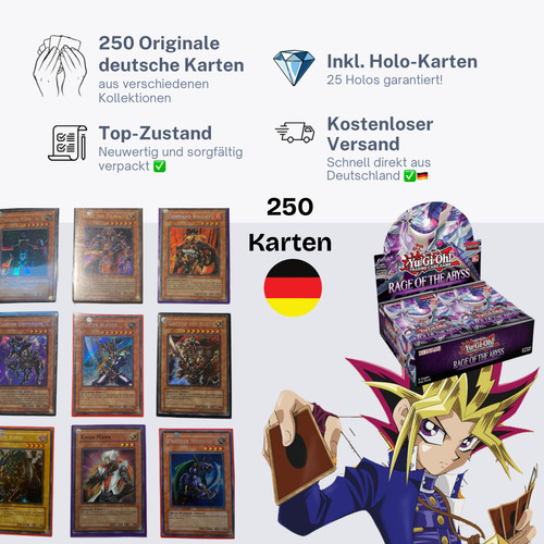Yugioh karten sammlung 250 - yugioh,