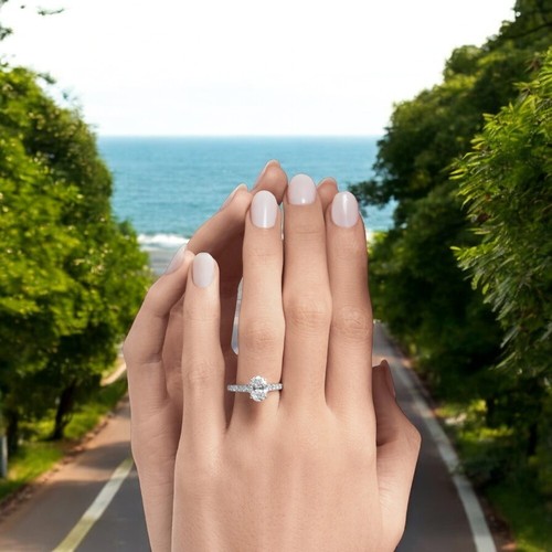 Verlobungsring diamant 18k - diamant,