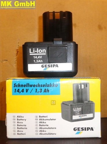 Gesipa akku 3ah li - gesipa, 14,4v-1,3ah