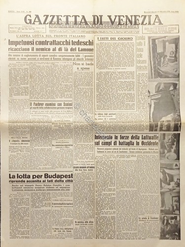 Zeitung gazzetta di venezia - -,