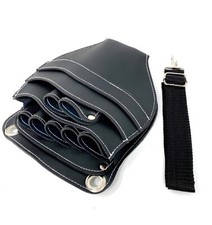 INKgrafiX® Ledertasche Tattoo- & Friseurbedarf -Schwarz- Friseur Leder Tasche DE