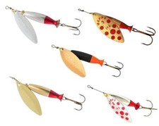 Mepps Aglia Long Heavy Spinner silber rot gold kupfer Gr. 2 3 Hecht Zander Wels