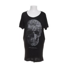 Look54 Berlin, T-shirt, Größe: S/M, Schwarz/Mehrfarbig, Baumwolle/Viskose -K58