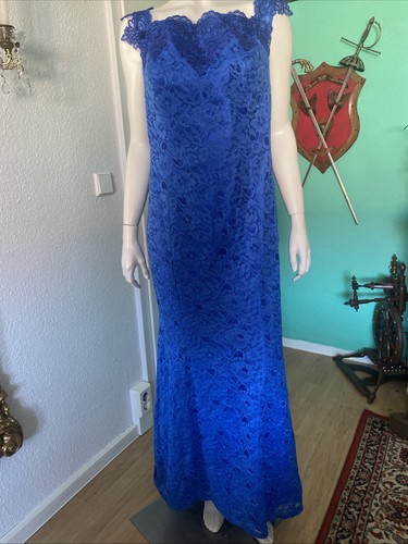 Vintage damen abendkleid - damen, blau
