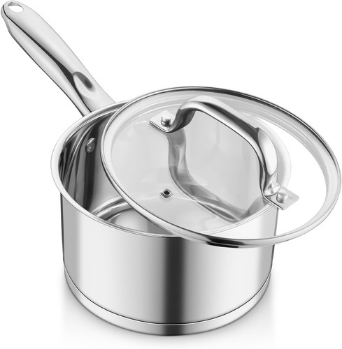 Stielkasserolle edelstahl 9l - stielkasserolle, 0,9l
