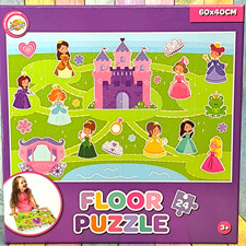 Kinder Boden-Puzzle Prinzessin