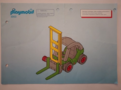 Playmobil bauanleitung 3003 - playmobil,