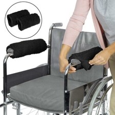 2 Stück Rollstuhl Armlehnenpolster, rutschfeste Armlehnenauflage, Zubehör