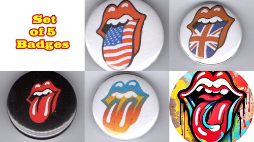 Abzeichen set rolling stones - abzeichen,