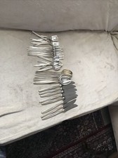 WMF Heidelberg 90 versilbert Tafelbesteck 6 Menü Gabeln 8 Messer 7 Menü Löffel